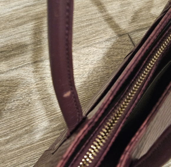 Radley London Croc Embossed Liverpool Multiway Grab Bag Oxblood Red - Picture 16 of 16